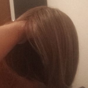 Real human hair  wig